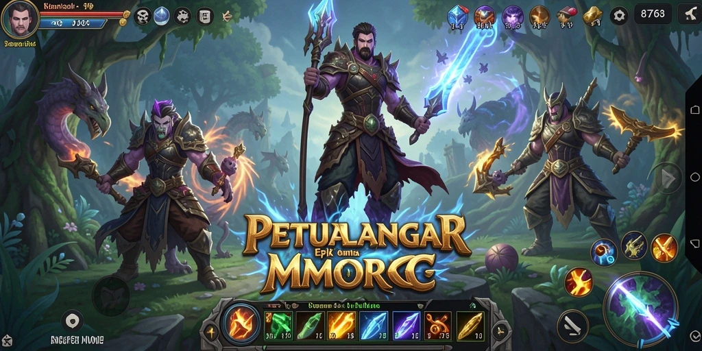 Gameplay seru dan mendebarkan dalam dunia MMORPG 8768.
