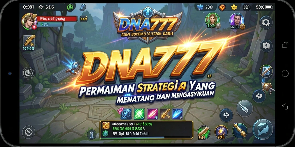 Tangkapan layar menunjukkan aksi strategis dalam gameplay SLG.