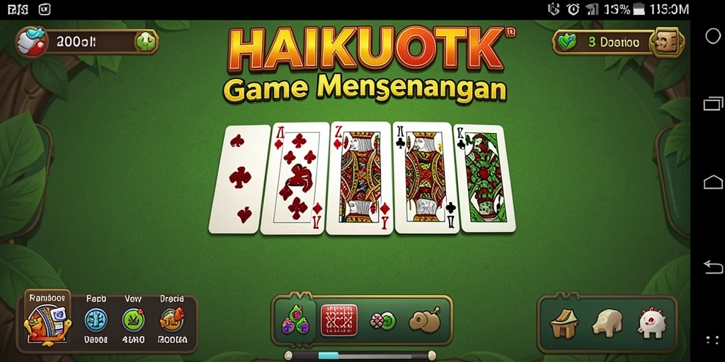 Tampilan gameplay HAIKUOTK yang menarik dan seru.