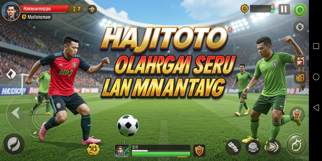 Tampilan gameplay seru dengan berbagai cabang olahraga di HAJITOTO.