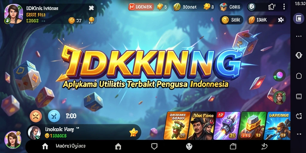 Tampilan antarmuka IDRKING yang modern dan intuitif.