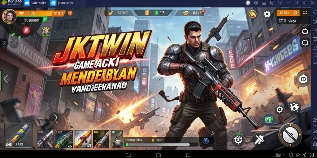 Screenshot menampilkan aksi mendebarkan dengan grafis yang memukau.