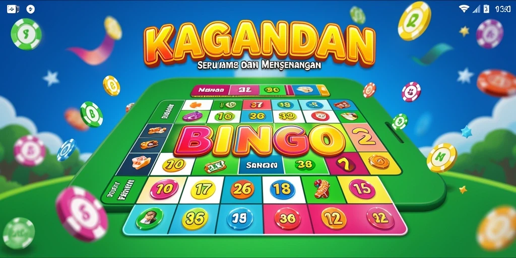 Tampilan gameplay seru KAGANDAN saat bermain Bingo.
