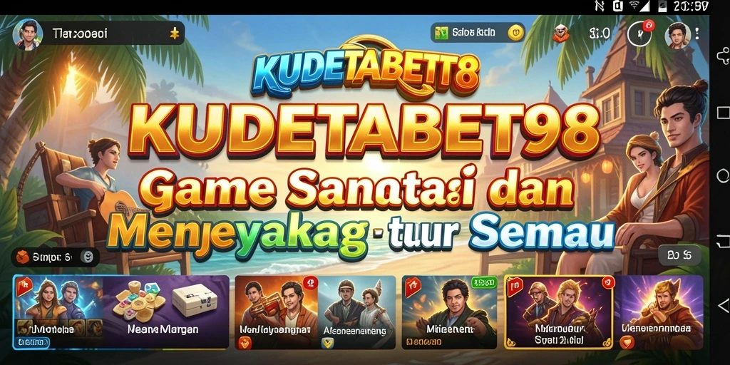 Gambar layar gameplay KUDETABET98 yang colorful dan menarik.