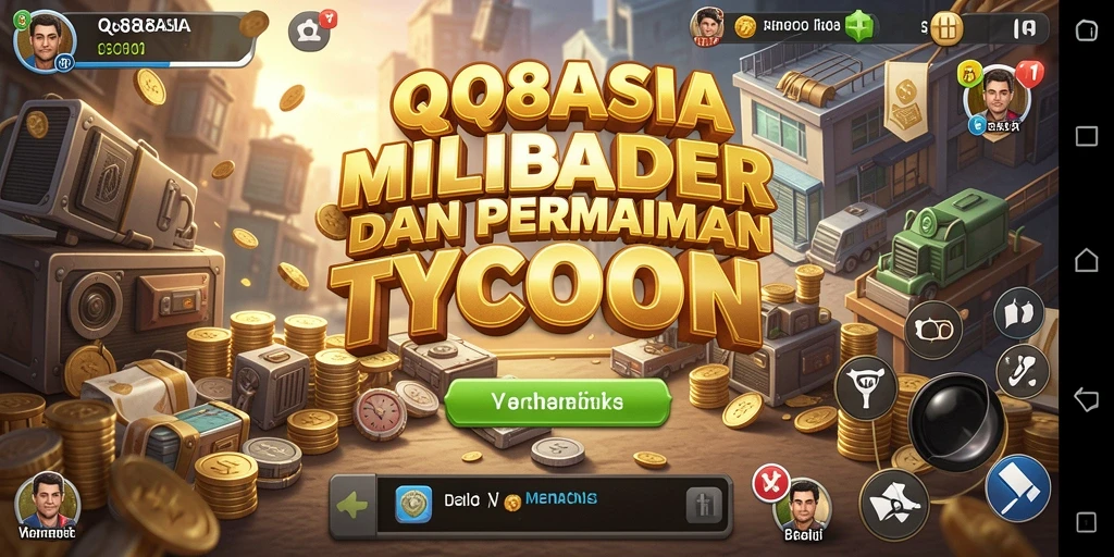 Tampilan gameplay menarik dalam QQ88ASIA dengan elemen Tycoon.