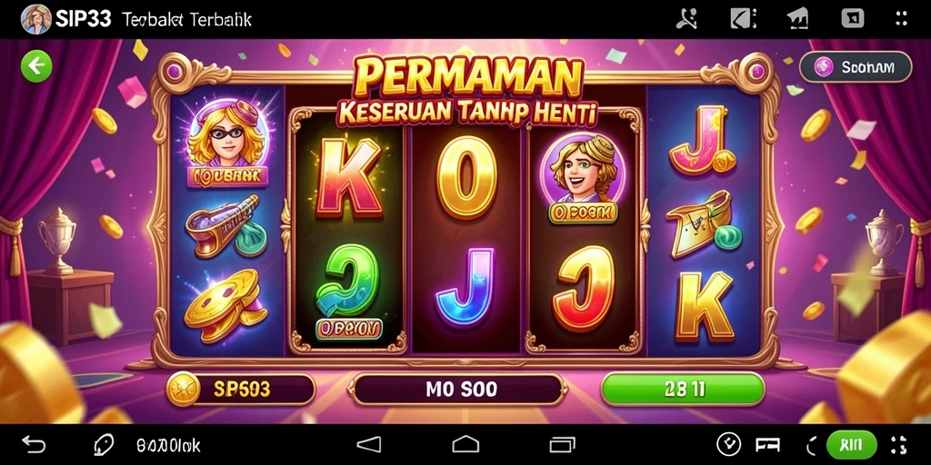 Screenshot gameplay SIP33 menampilkan keseruan permainan Slot yang mengasyikkan.