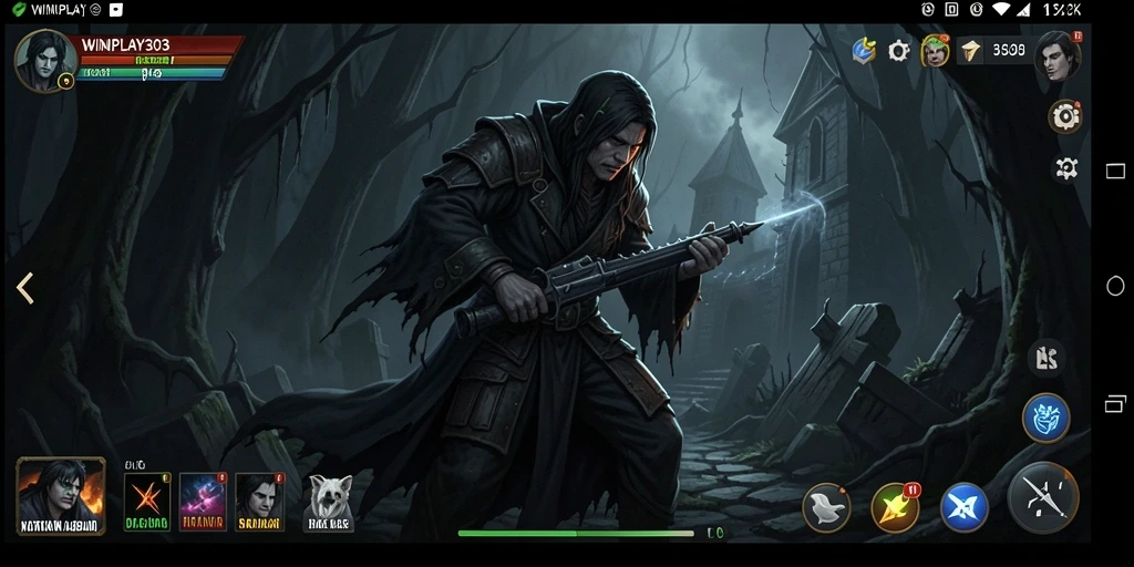 Tangkapan layar WINPLAY303 menampilkan suasana gameplay yang mencekam dan menakutkan.